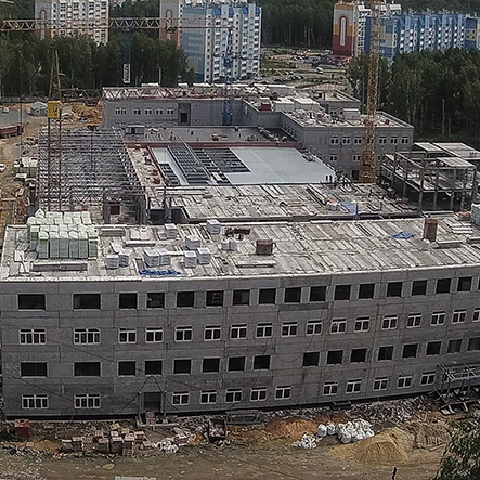 Школа на 1500 мест, г. Челябинск, 55й микрорайон